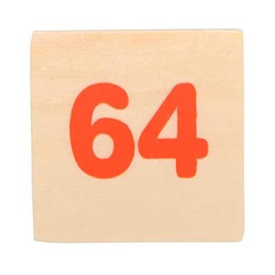 Topbright Houten rekendomino - vermenigvuldigen, 81dlg.