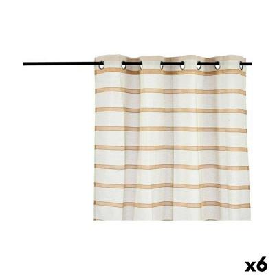 Gordijn Gift Decor Bruin 140 x 0,1 x 260 cm Strepen