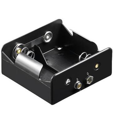 Goobay 11452 Batterijhouder Aantal cellen: 2 D (mono) Drukknopaansluiting (l x b x h) 73 x 71 x 31 mm