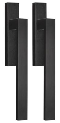 Formani Square LSQ231PAY hefschuifdeurbeslag paarsgewijze set PC69 - PVD mat zwart