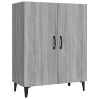 Dressoir 70x34x90 cm bewerkt hout grijs sonoma eikenkleurig - thumbnail
