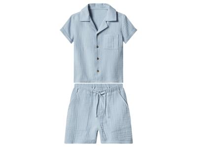 lupilu Mousseline kinderset (Blauw, 98/104)