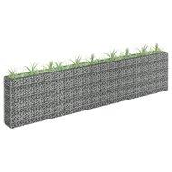 Gabion plantenbak verhoogd 360x30x90 cm gegalvaniseerd staal - thumbnail