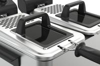 Tefal FR3610 Double PRO Friteuse 2x 3,5L 3600W Zwart/RVS - thumbnail