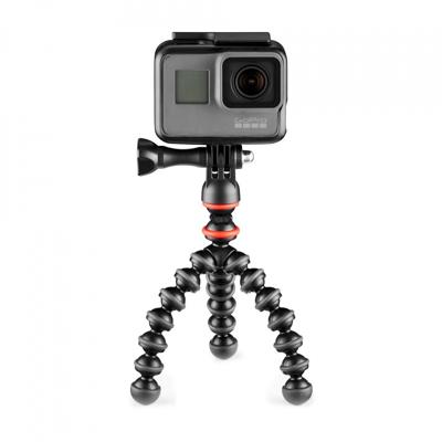 JOBY GorillaPod starterkit, flexibel ministatief met universele smartphoneklem, GoPro-houder en zaklamp, maximale belasting 325 g, JB01571-BWW