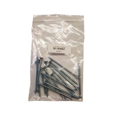 Set stalen schroeven verzinkt rond ø 0,5 cm en lengte 8 cm - 16 stuks