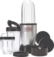 NutriBullet Magic Bullet Blender voor op aanrecht 250 W Zilver - thumbnail