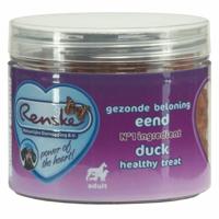 Renske Gezonde Beloning eend snackhartjes hond 100 g - thumbnail