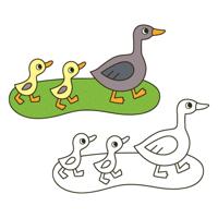 Deltas Happy coloring - de dieren van de boerderij - thumbnail