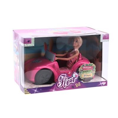 Fleur Pop met Auto Roze