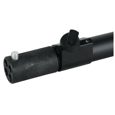 Wentex Pipe and drape staander 180-300cm zwart - thumbnail