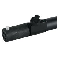 Wentex Pipe & Drape telescopische staander 180-300cm zwart - thumbnail