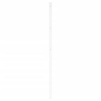 Hoofdbord 180 cm metaal wit - thumbnail