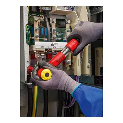 HAZET Momentsleutel - geïsoleerd 5108KV - Draaimomentbereik min-max: 2 - 10 Nm - Nauwkeurigheid: 6% - 3/8 inch (10 mm) vierkant massief - Lengte: 275