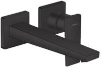 Hansgrohe Wastafelmengkraan Metropol Afdekset Uitloop 22.5 cm en Afvoerplug Mat Zwart - thumbnail