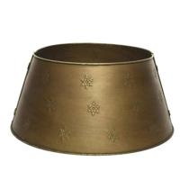 everlands kunstkerstboomring ijzer dia57cm antiek goud - thumbnail