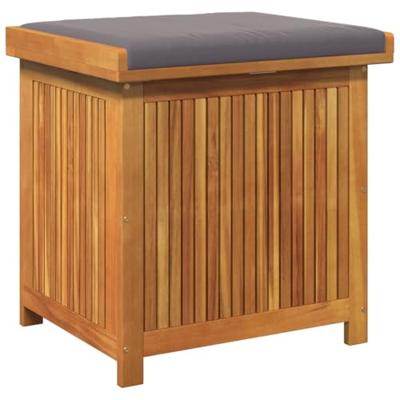 Kussenbox voor buiten 60x50x61 cm massief acaciahout
