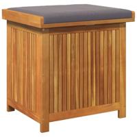 Kussenbox voor buiten 60x50x61 cm massief acaciahout - thumbnail