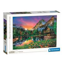 Clementoni puzzel alpine lake, 6000st. - thumbnail