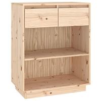 Wandkast 60x34x75 cm massief grenenhout - thumbnail