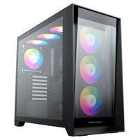 ATX Semi-toren BehuizingKEEP OUT XC-911 PRO MASTER Zwart - thumbnail