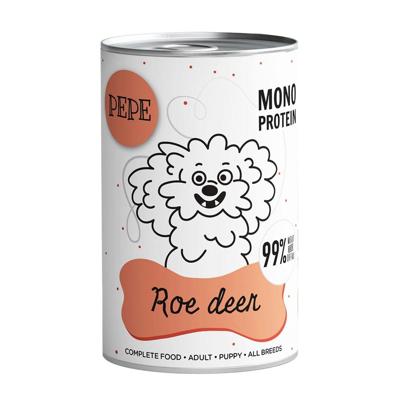 PAKA ZWIERZAKA Pepe Roe deer - natvoer voor honden - 400g