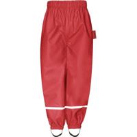 Playshoes regenbroek fleece gevoerd Uni Rood-140 - thumbnail