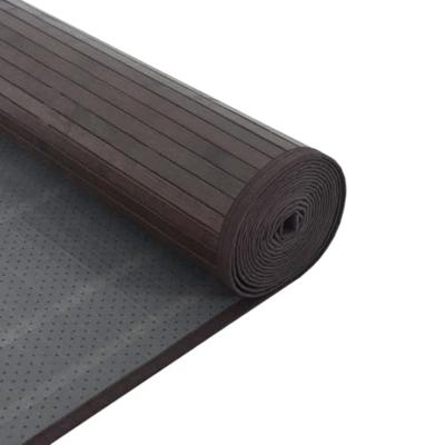 VidaXL Vloerkleed rechthoekig 100x500 cm bamboe donkerbruin VidaXL Vloerkleed rechthoekig 100x500 cm bamboe donkerbruin
