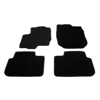 Automatten op maat - zwart stof - Mitsubishi Colt (Z30) 5-deurs 2004-2008