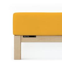 Schlafgut Schlafgut Badstof Hoeslaken XL - 180x200 - 200x200 196 Yellow Deep - thumbnail