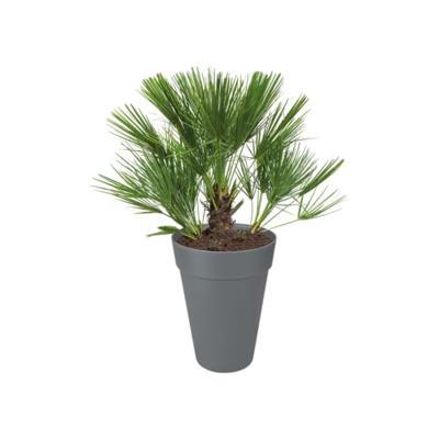 Elho pot loft urban rond hoog D35cm antraciet - thumbnail