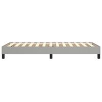Boxspring bed 80x200 cm stof lichtgrijs - thumbnail