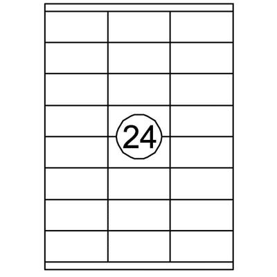 Etiket quantore 70x35mm 2400st | 10 stuks