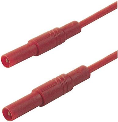 SKS Hirschmann MLS SIL GG 100/1 Veiligheidsmeetsnoer Banaanstekker 4 mm Banaanstekker 4 mm 1.00 m Rood 1 stuk(s)