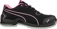 Puma Dames-veiligheidsschoen | maat 36 zwart/roze | S1P SRC ESD EN ISO 20345 | microvezel/mesh | 1 stuk - 64.411.0-36 64.411.0-36 - thumbnail