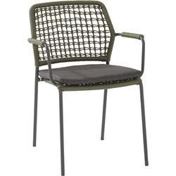 Taste Barista stapelbare tuinstoel rope green