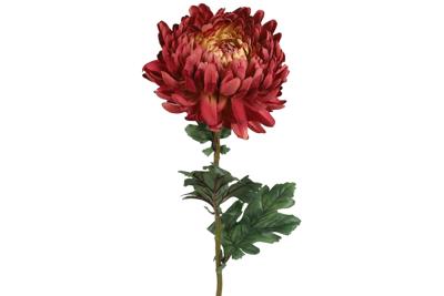 Decostar Countryfield Kunstbloem Chrysanthemum l.rood-L15B15H75CM