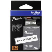 Originele inkt cartridge Brother TZES221 Wit - thumbnail