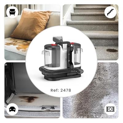 JOCCA Stofzuiger en Vlekverwijderaar - 500W - 12000Pa - 1800ml - Zwart/Wit