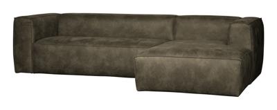 WOOOD Loungebank 'Bean' Rechts, kleur Army