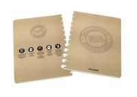Schrift adoc bio a4 ruit 5x5mm 144pag 90gr kraft | 10 stuks - thumbnail