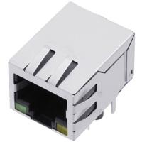 encitech RJJS-88-1405-EJH-063 RJ45-connector 3260-0030-20 Bus, inbouw horizontaal Aantal polen (sensoren) 8P8C Metaal 1 stuk(s) - thumbnail