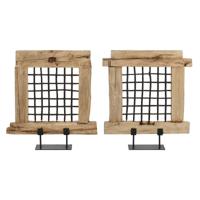 Decoratieve figuren Home ESPRIT Natuurlijk Uniek stuk 65 x 18 x 75 cm - thumbnail