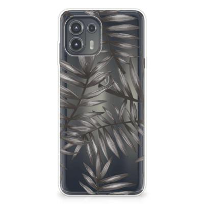 Motorola Edge 20 Lite | TPU Case | Leaves Grey Motorola Edge 20 Lite | TPU Case | Leaves Grey