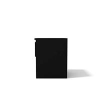 Nachtkastje Naia - 1 lade - mat zwart - Leen Bakker - thumbnail