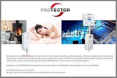 Protector 15017 WA-1.2 Watermelder Met externe sensor, Met interne sensor werkt op batterijen