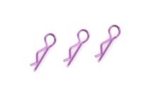 Body clips voor 1/10, paars, 45 graden gebogen (10 stuks) - thumbnail