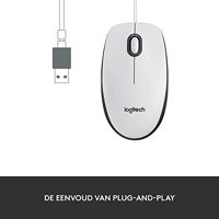 Logitech M100 Wit Muis - thumbnail