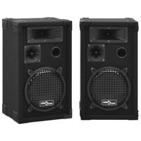 VidaXL Hifi-podiumluidsprekers 2 st passief professioneel 800 w zwart - thumbnail