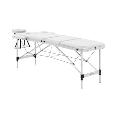 Inklapbare massagetafel - 185 x 60 x 59 cm - 180 kg - Wit